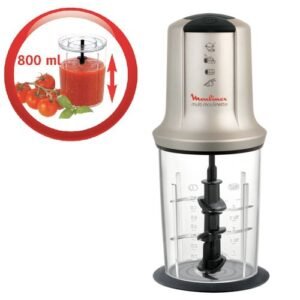 Moulinex Hachoir Mult- Moulinette Xxl 3En1- 800 Ml -At718A10- Bronze/Noir