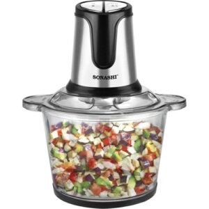 Sonashi Chopper Hachoir en verre 3L & 500W SMC-23G