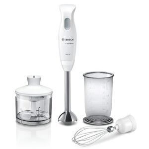 Mixeur plongeant Bosch CleverMixx 3 en 1 MSM26500 600W avec fouet et hachoir