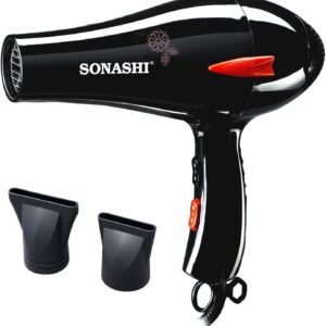 Sonashi Séchoir Sèche-cheveux 2000 Watts Noir