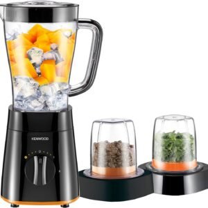 Blender Kenwood 500 W 1,5 L , hachoir et fonction glace pilée -Blp15.360BK