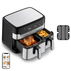 Moulinex Friteuse a air - airfryer - Friteuse sans huile- 8.3L- 2 tiroirs -EZ905D20