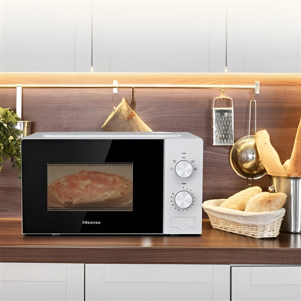 Hisense - Four micro-ondes monofonction - 20 litres - 700 Watt - H20MOWP1. blanc - الصورة 2