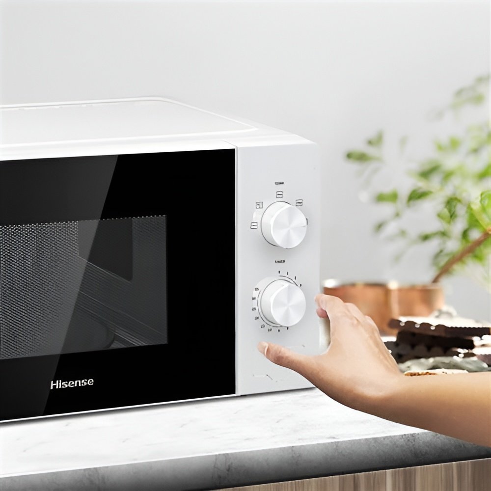 Hisense - Four micro-ondes monofonction - 20 litres - 700 Watt - H20MOWP1. blanc - الصورة 3