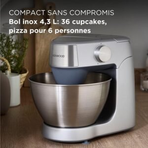 Kenwood- Robot pâtissier, 1000 W, 4,3 L, KHC29.A0