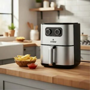 Friteuse à air Cristor 4.5 L 1400 W / Acier inoxydable -  KFA370XN