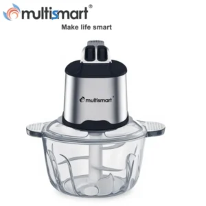 Multismart Hachoir Électrique 3L 400W en Verre – 6 Lames Inox | Mincuteur de Viande et Légumes