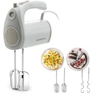 Batteur KENWOOD 300W Blanc  Avec 5 Vitesses et Turbo - HMP20