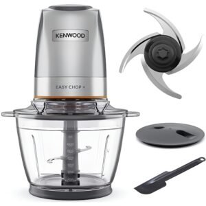 Hachoir Kenwood Easy Chop+ CHP62.400SI - 500W, 0.5L, Système Quad Blade - Silver