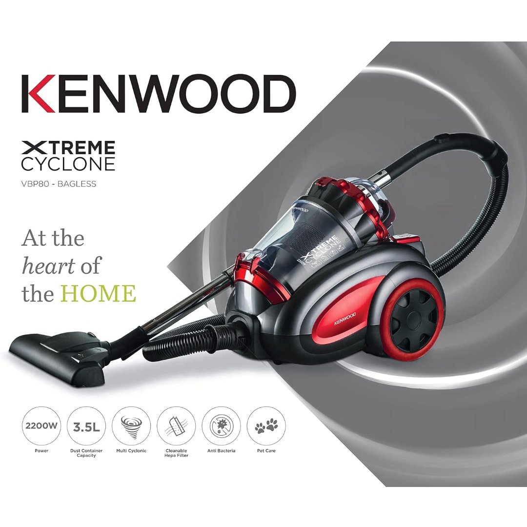 Kenwood aspirateur sans sac 2200W - 3.5L - VBP80 - الصورة 2