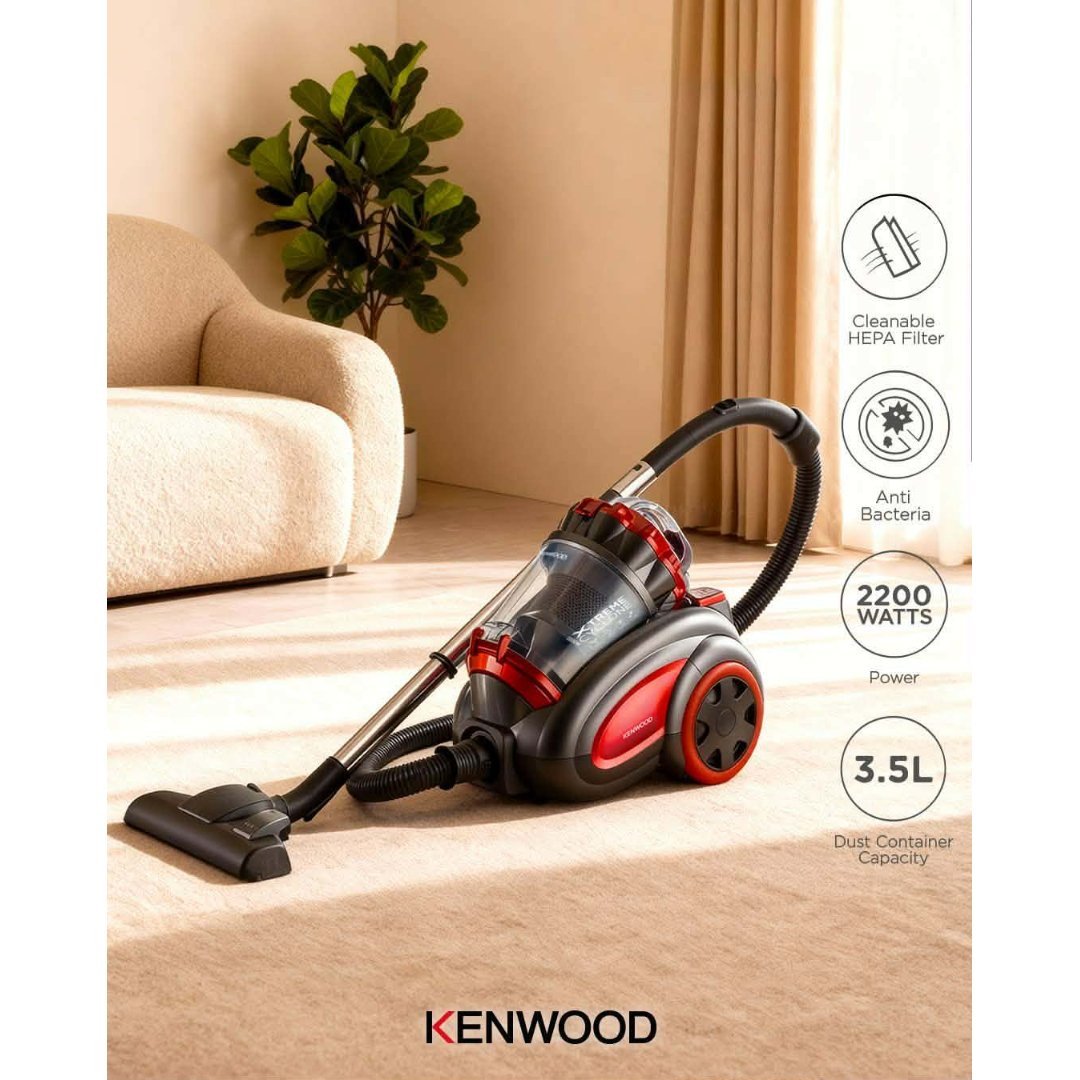 Kenwood aspirateur sans sac 2200W - 3.5L - VBP80 - الصورة 4