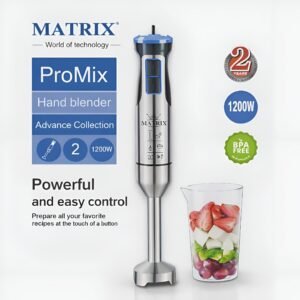 Bras Mixeur inox 1200 W – 4 Lames Matrix ProMix MX-4020