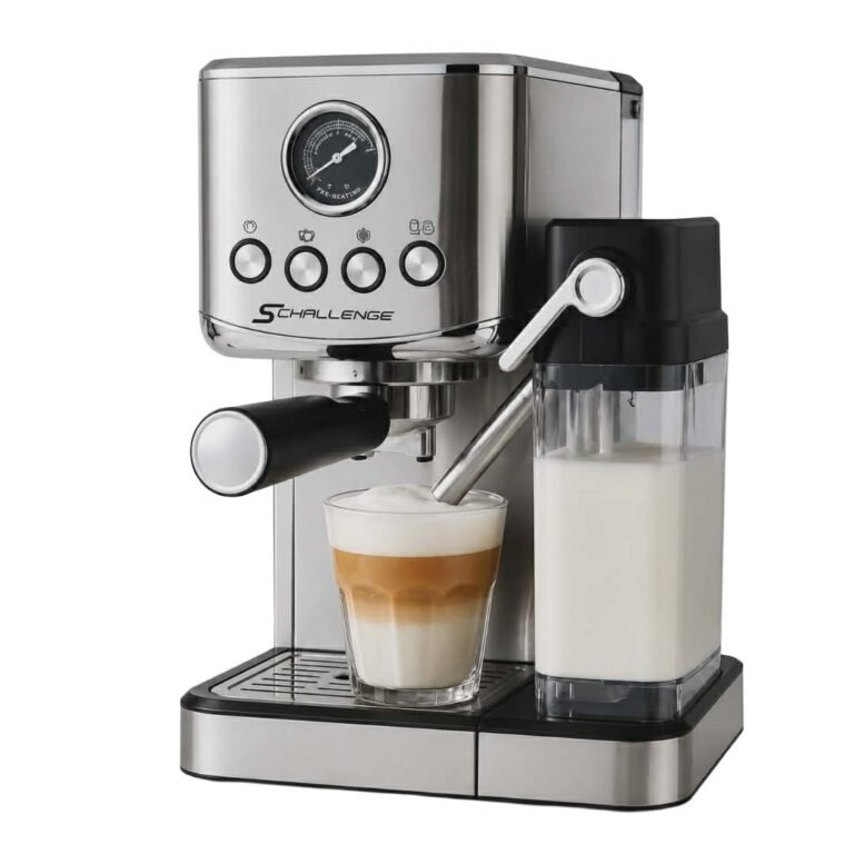 Machine à café Schallenge 2 En 1 compatible capsule et café moulu
