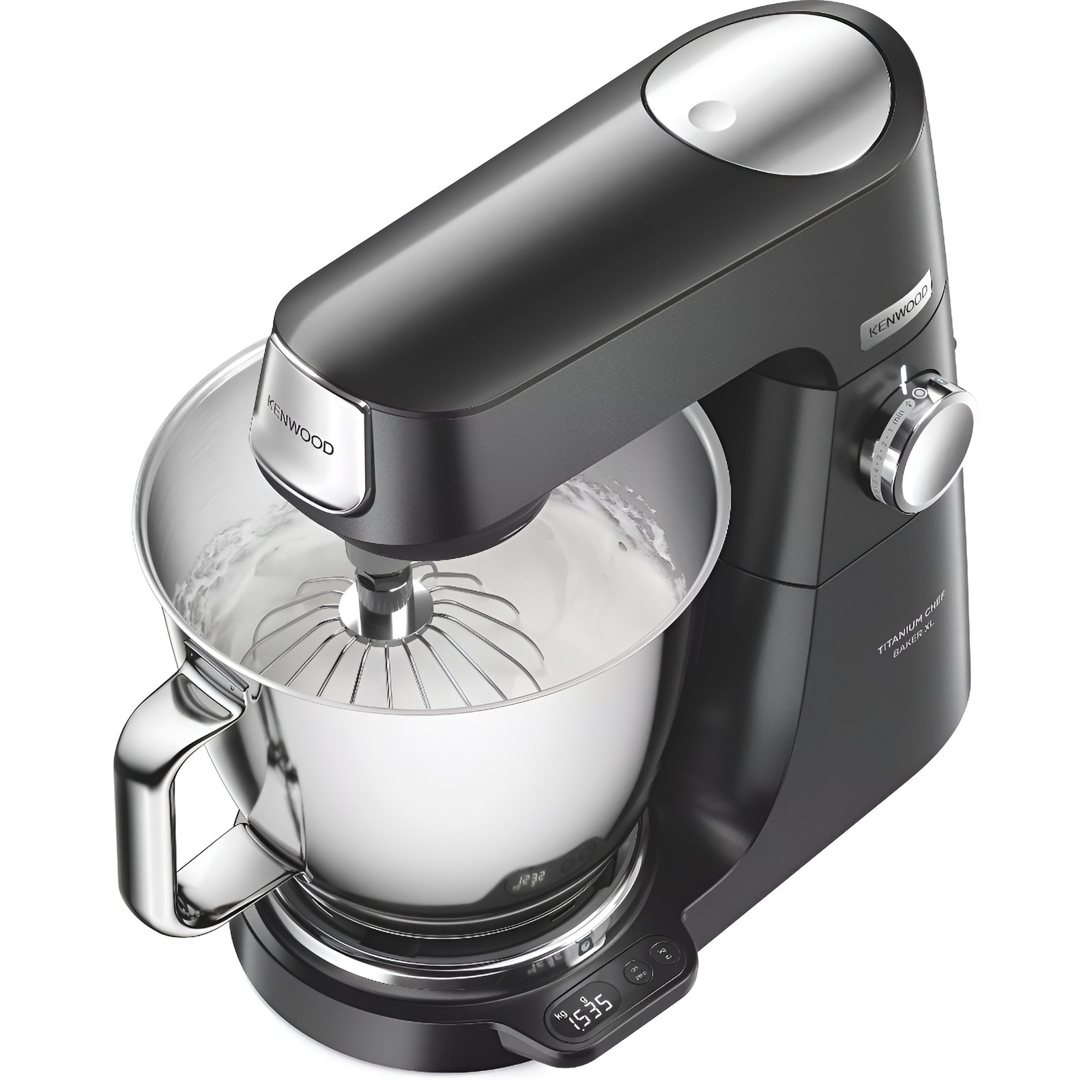 Pétrin Kenwood Titanium Chef Baker XL KVL85.004BK 1200W avec Balance Intégrée + 2 Bols 5L & 7L - الصورة 4
