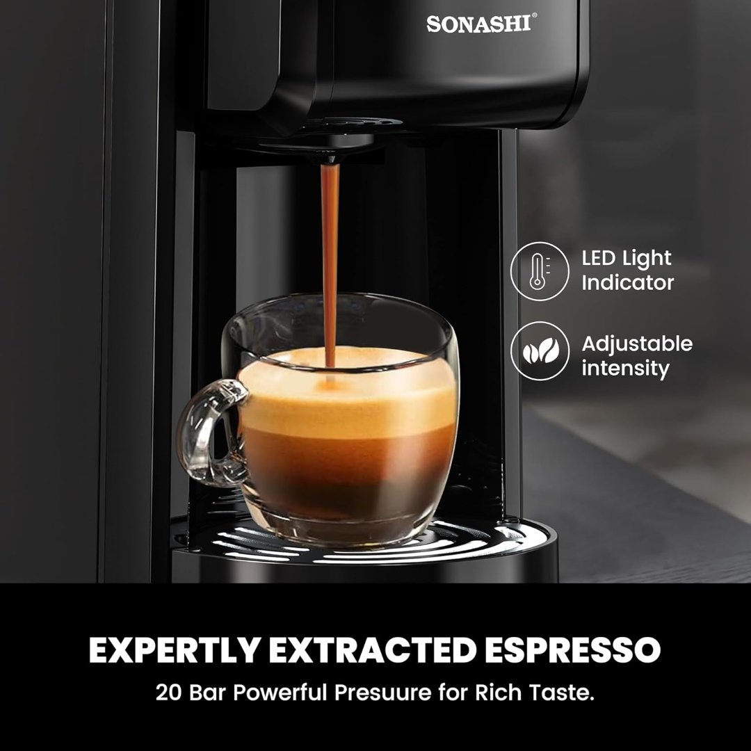 Machine à Café Sonashi SCM-4985 3 en 1 – Algérie - الصورة 3