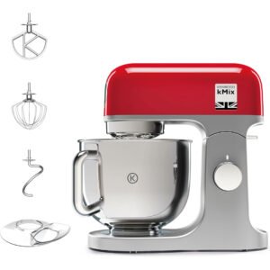 Robot pâtissier KENWOOD KMX750RD rouge 1000W avec bol inox 5L