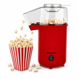 Machine à Popcorn SilverCrest TM-2090 900W rouge avec popcorn