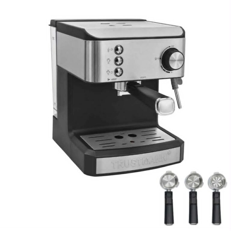 Machine à café TRUSTMANN 5 en 1 20 Bar compatible capsules et café moulu