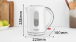 ⁦Bouilloire Électrique Bosch TWK7601 1.7L 2200W⁩ - الصورة ⁦2⁩