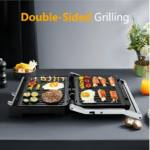 ⁦Presse Panini & Grill Électrique Sonashi GT-887 2000W⁩ - الصورة ⁦2⁩