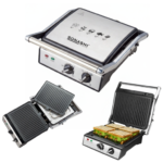 ⁦Presse Panini & Grill Électrique Sonashi GT-887 2000W⁩ - الصورة ⁦6⁩