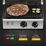⁦Presse Panini & Grill Électrique Sonashi GT-887 2000W⁩ - الصورة ⁦3⁩