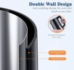 ⁦Bouilloire Électrique Sonashi SKT-1810 1,8L 2200W Inox⁩ - الصورة ⁦6⁩