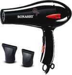 ⁦Sonashi Séchoir Sèche-cheveux 2000 Watts Noir⁩ - الصورة ⁦2⁩