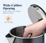 ⁦Bouilloire Électrique Sonashi SKT-1810 1,8L 2200W Inox⁩ - الصورة ⁦10⁩