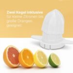 ⁦Presse-Agrumes Électrique Bomann ZP 1092 CB 1,2L 40W – Blanc⁩ - الصورة ⁦5⁩