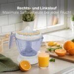 ⁦Presse-Agrumes Électrique Bomann ZP 1092 CB 1,2L 40W – Blanc⁩ - الصورة ⁦2⁩
