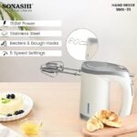⁦Batteur à Main Sonashi SMX-111 150W 5 Vitesses + Turbo⁩ - الصورة ⁦4⁩