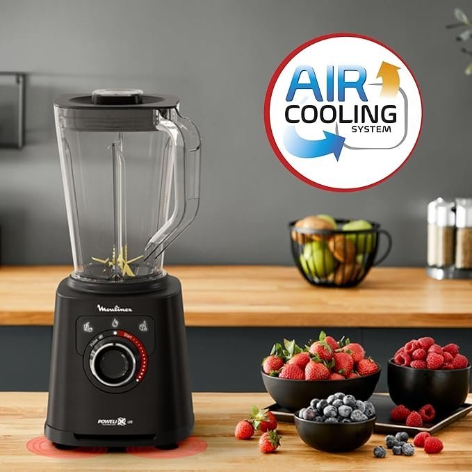 Blender Haute Vitesse Moulinex PerfectMix+ LM88A810 1200W avec bol Tritan 2L