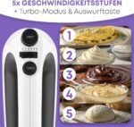⁦Bomann Batteur Électrique HM 6054 CB 400W – 5 Vitesses⁩ - الصورة ⁦7⁩