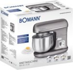 ⁦Pétrin Bomann KM 6010 CB 1100W Bol Inox 5L⁩ - الصورة ⁦9⁩