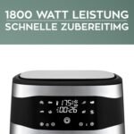 ⁦Friteuse sans Huile Heinrich Bauer 8L 1800W – 8 Programmes⁩ - الصورة ⁦4⁩