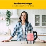 ⁦Bouilloire ProfiCook PC-WKS 1190 G 1,7L 2200W en Verre & Inox⁩ - الصورة ⁦7⁩