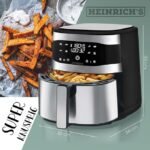 ⁦Friteuse sans Huile Heinrich Bauer 8L 1800W – 8 Programmes⁩ - الصورة ⁦2⁩