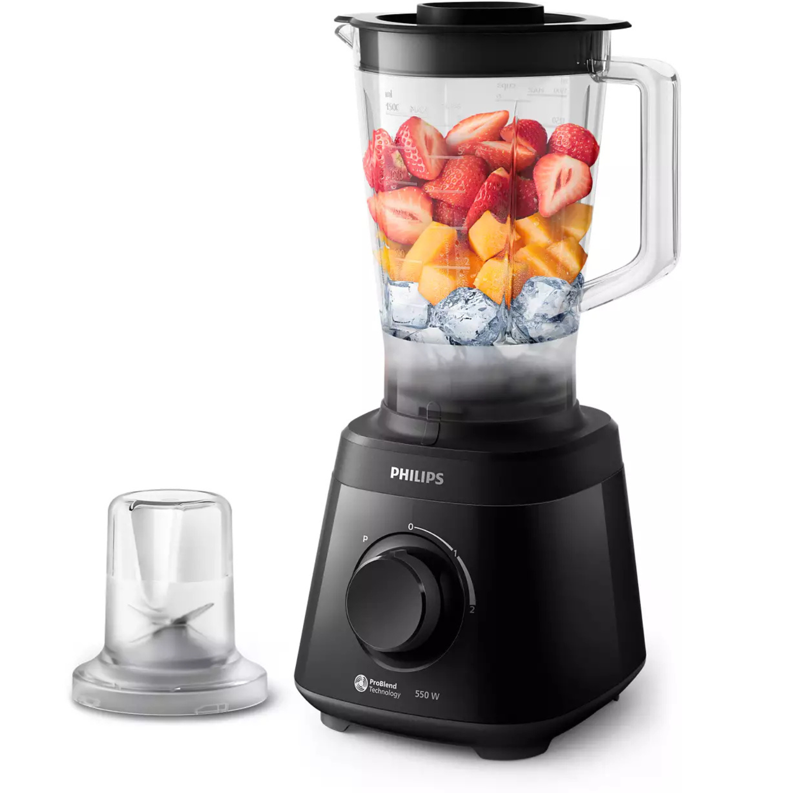 philips-hr2041-92-blender-series-3000-550w.jpg Blender Philips Series 3000 HR2041/92 550W avec bol de 1,9L et technologie ProBlend