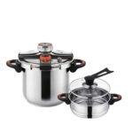 ⁦Cocotte-Minute Unipro UP-CM8M - 8 Litres - Inox Haute Qualité - Induction & Gaz - Avec Accessoires Vapeur⁩ - الصورة ⁦2⁩