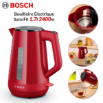 Bouilloire Bosch MyMoment TWK1M124 1,7L 2400W avec filtre anticalcaire