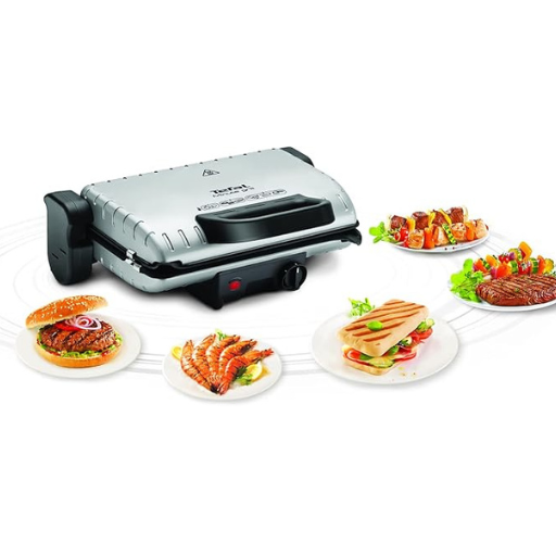 Tefal Grille-Viande & Panini Minute Grill GC205012 1600W avec ouverture 180°