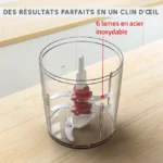 ⁦Hachoir Électrique Moulinex Multi Moulinette AT714G32 500W⁩ - الصورة ⁦3⁩