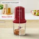 ⁦Hachoir Électrique Moulinex Multi Moulinette AT714G32 500W⁩ - الصورة ⁦4⁩