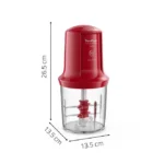 ⁦Hachoir Électrique Moulinex Multi Moulinette AT714G32 500W⁩ - الصورة ⁦6⁩
