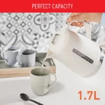 ⁦Bouilloire Électrique Moulinex Soleil BY320A10 1,7L 2400W⁩ - الصورة ⁦7⁩