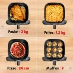 ⁦Air fryer Moulinex Easy Fry Mega EZ855D20 7,5L 2020W⁩ - الصورة ⁦5⁩