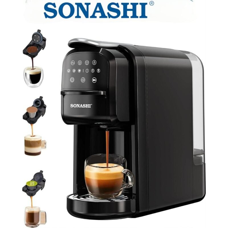 Machine à Café Multi-Capsules Sonashi SCM-4985 3 en 1 20 Bars