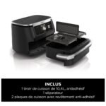 ⁦Friteuse Sans Huile Ninja Foodi  AF500EU 10,4L Dual Zone 2470W⁩ - الصورة ⁦5⁩