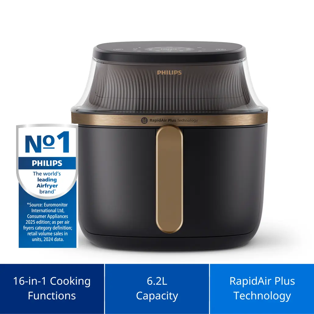 philips-airfryer-na332-00-6-2l-1700w.jpg PHILIPS Airfryer Série 3000 NA332/00 6,2L 1700W avec fenêtre de cuisson et technologie RapidAir Plus